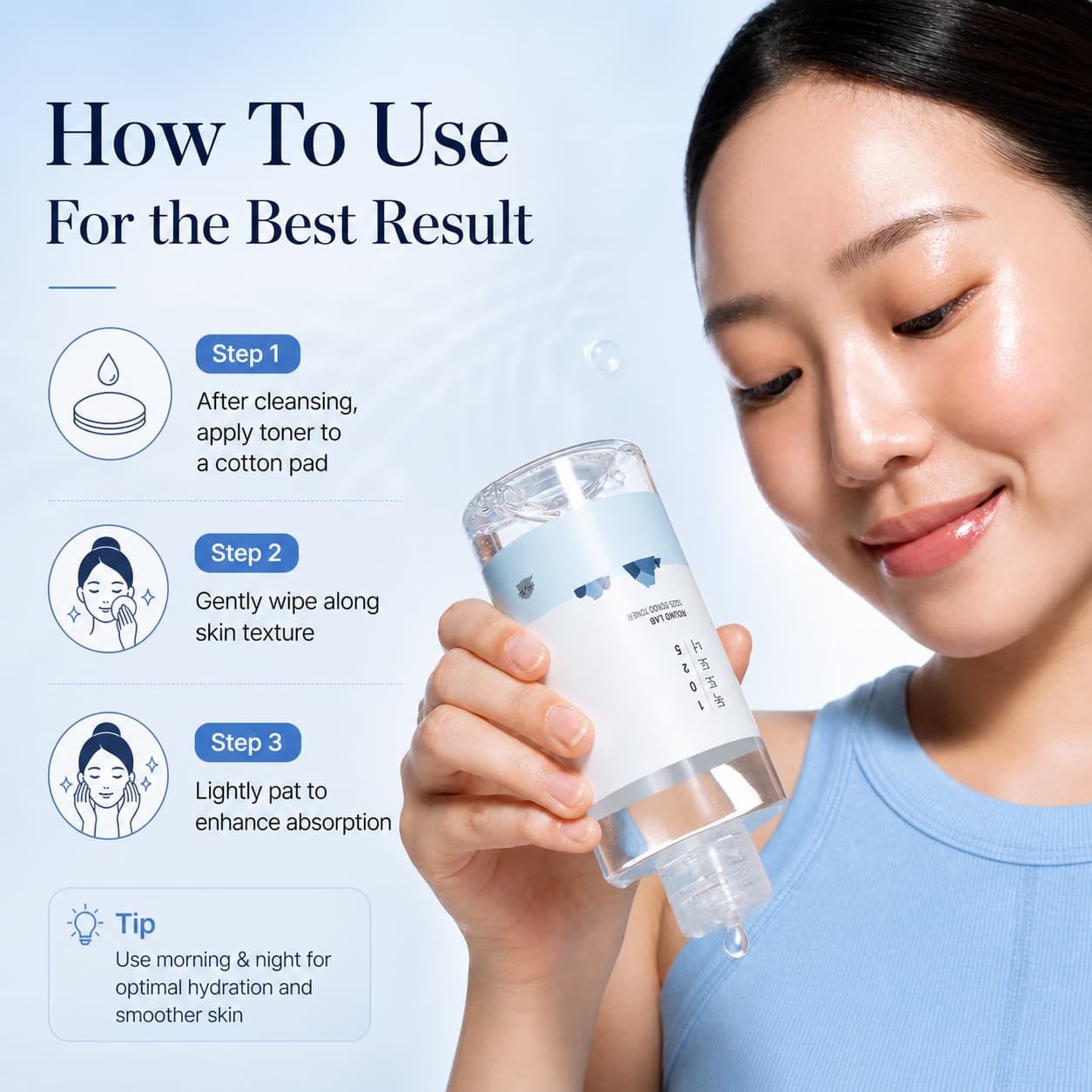 ROUND LAB 1025 Dokdo Toner 200ml - BelluBeauty