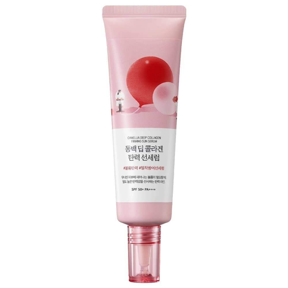 ROUND LAB Camellia Deep Collagen Firming Sun Serum 50ml - bellubeauty