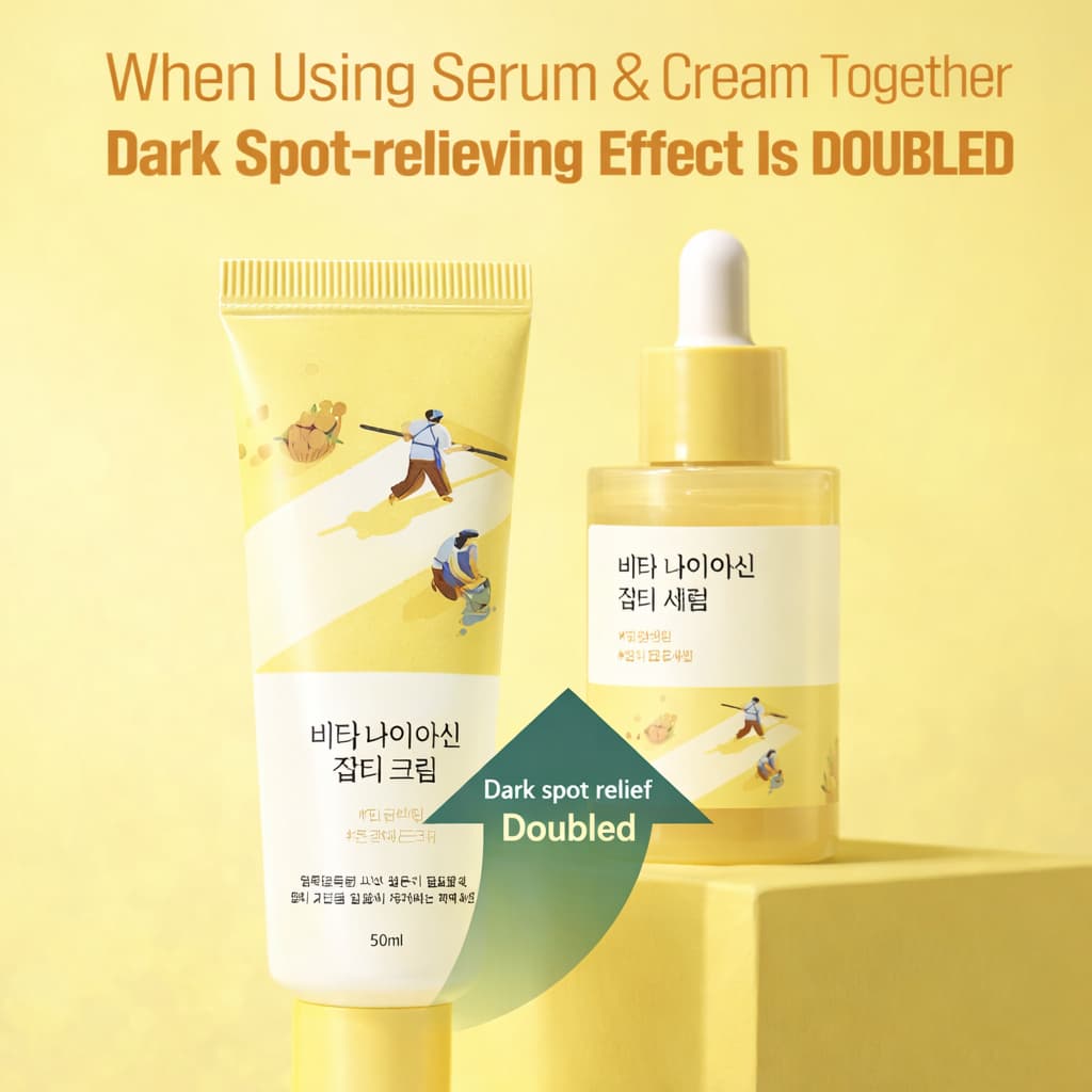 ROUND LAB Vita Niacinamide Dark Spot Cream 50ml - BelluBeauty