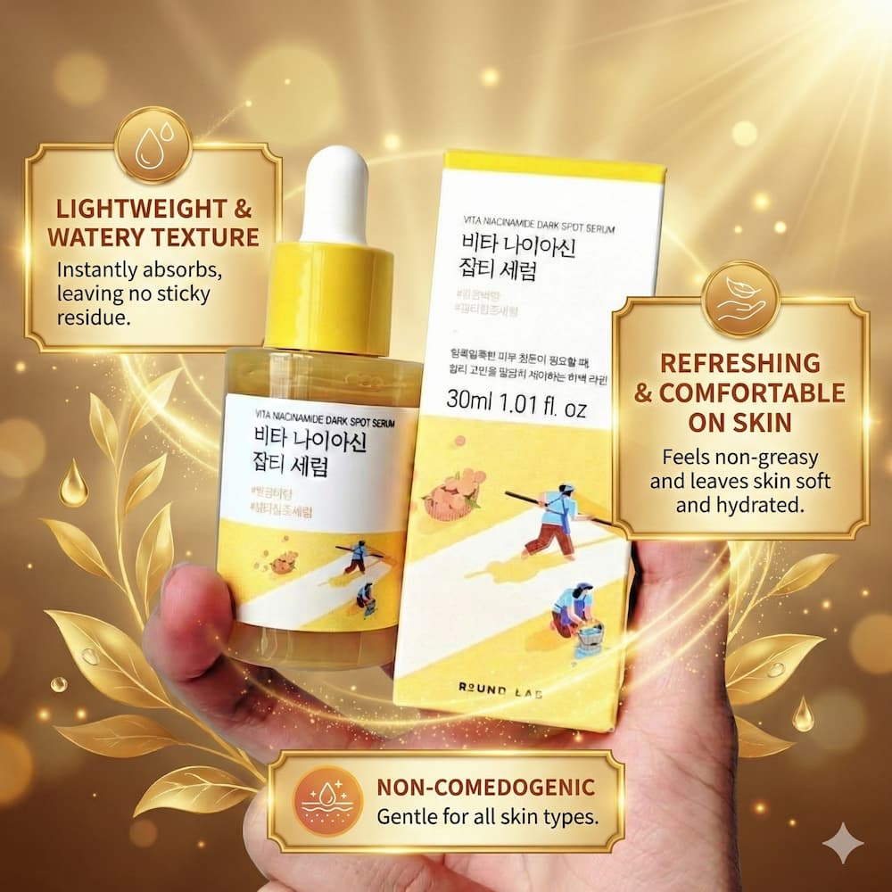 ROUND LAB Vita Niacinamide Dark Spot Serum 30ml - BelluBeauty