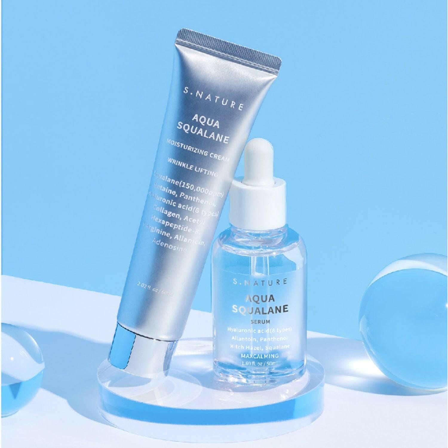 S.NATURE Aqua Squalane Serum 50ml - bellubeauty