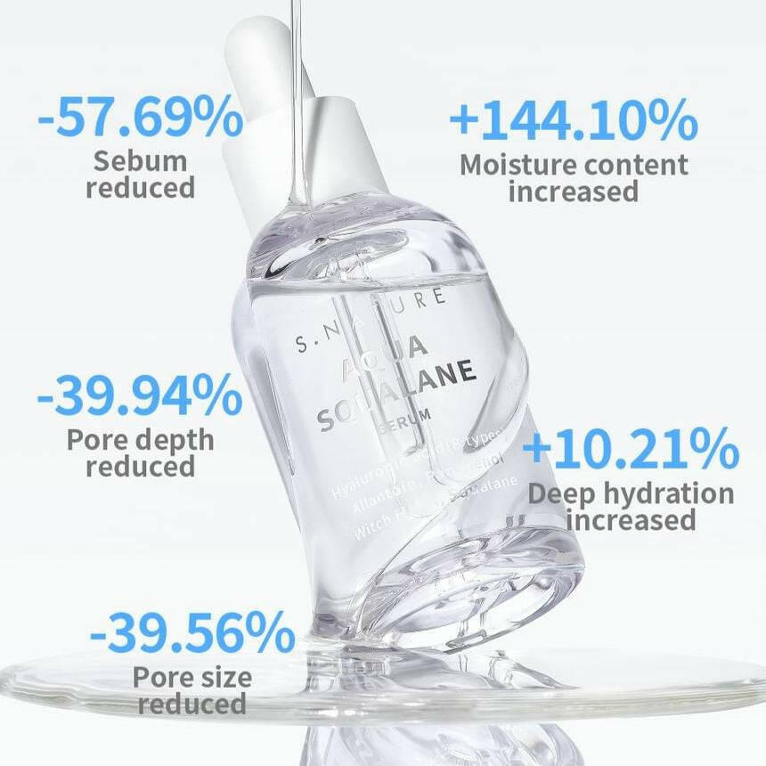 S.NATURE Aqua Squalane Serum 50ml - bellubeauty