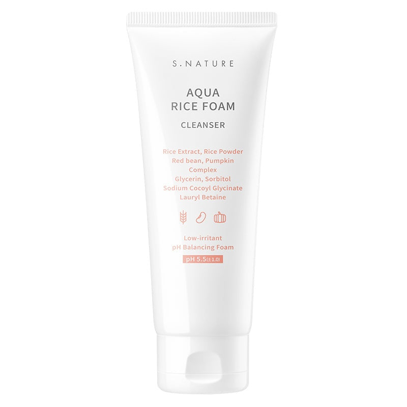 S.NATURE Aqua Rice Foam Cleanser 80ml