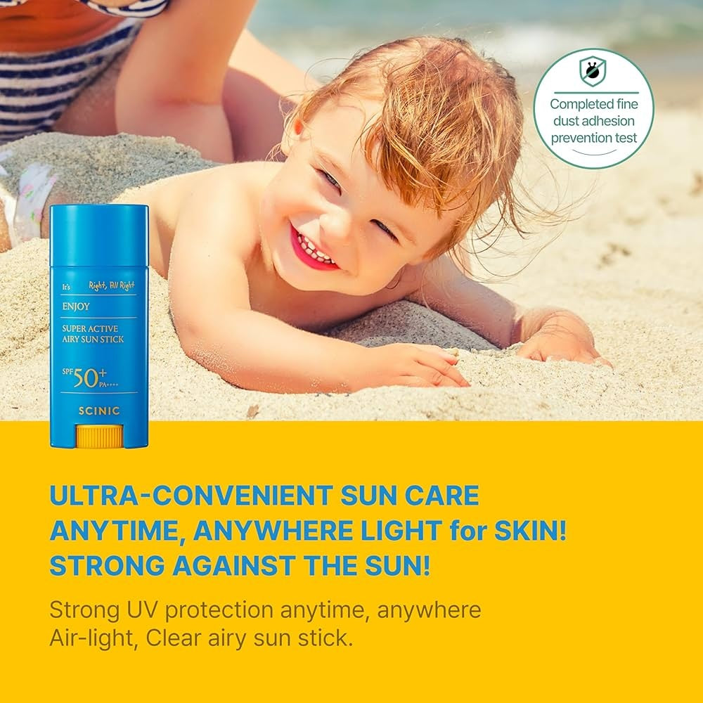 SCINIC Enjoy Super Active Airy Sun Stick 15g SPF50+ - bellubeauty
