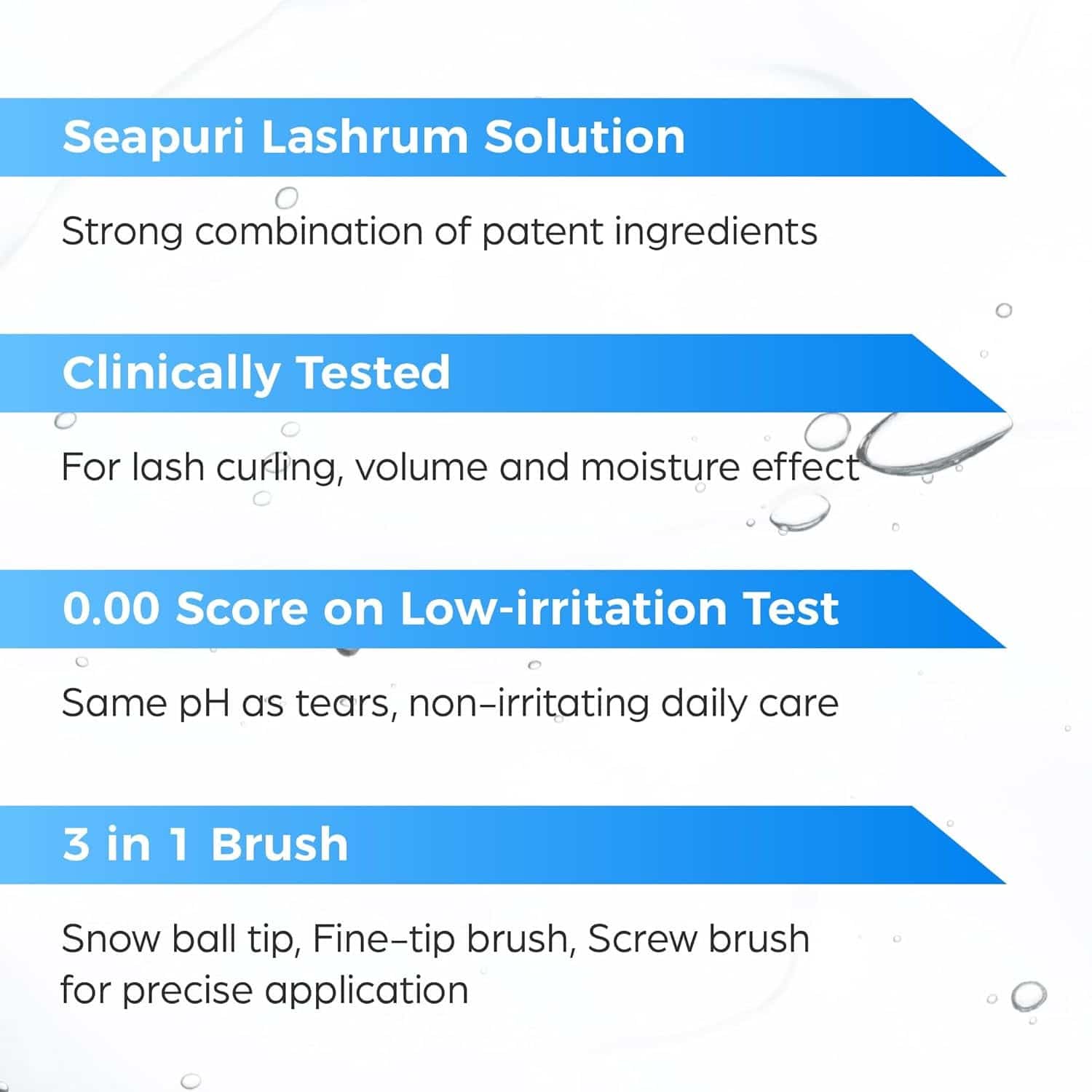 SEAPURI Lashrum Eyelash Enhancing Serum 10g - BelluBeauty