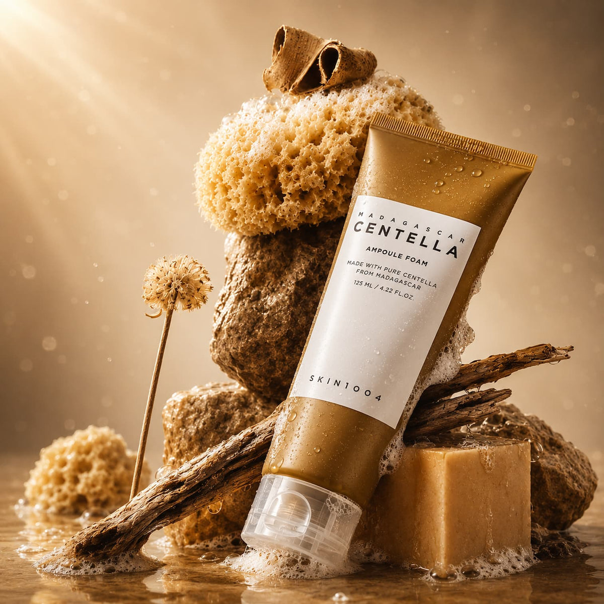SKIN1004 Madagascar Centella Ampoule Foam Cleanser 125ml - BelluBeauty