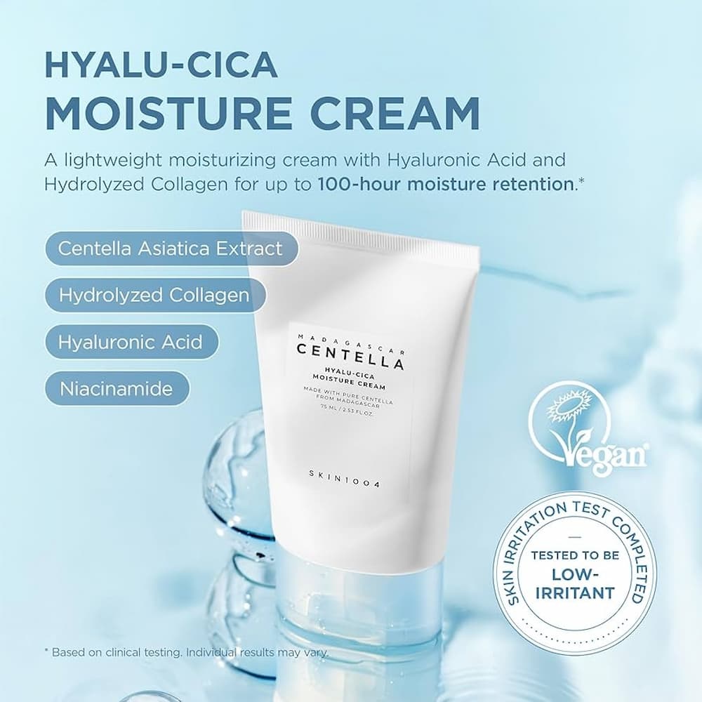 SKIN1004 Madagascar Centella Hyalu-Cica Moisture Cream 75ml - BelluBeauty