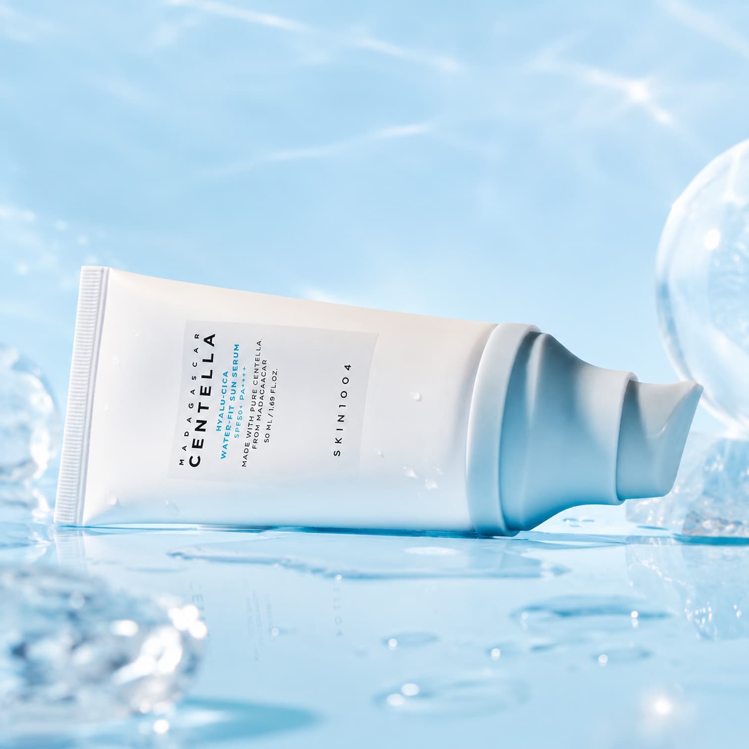 SKIN1004 Madagascar Centella Hyalu-Cica Water-Fit Sun Serum 50ml SPF50 - BelluBeauty