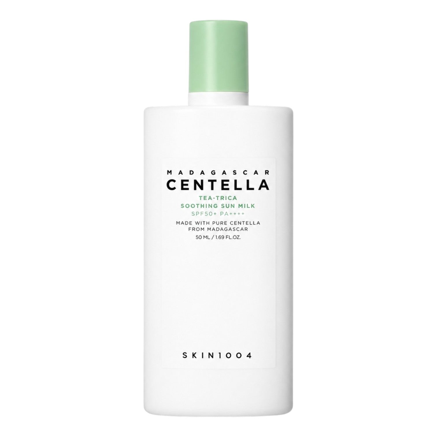 SKIN1004 Madagascar Centella Tea-Trica Soothing Sun Milk 50ml SPF50+ - BelluBeauty