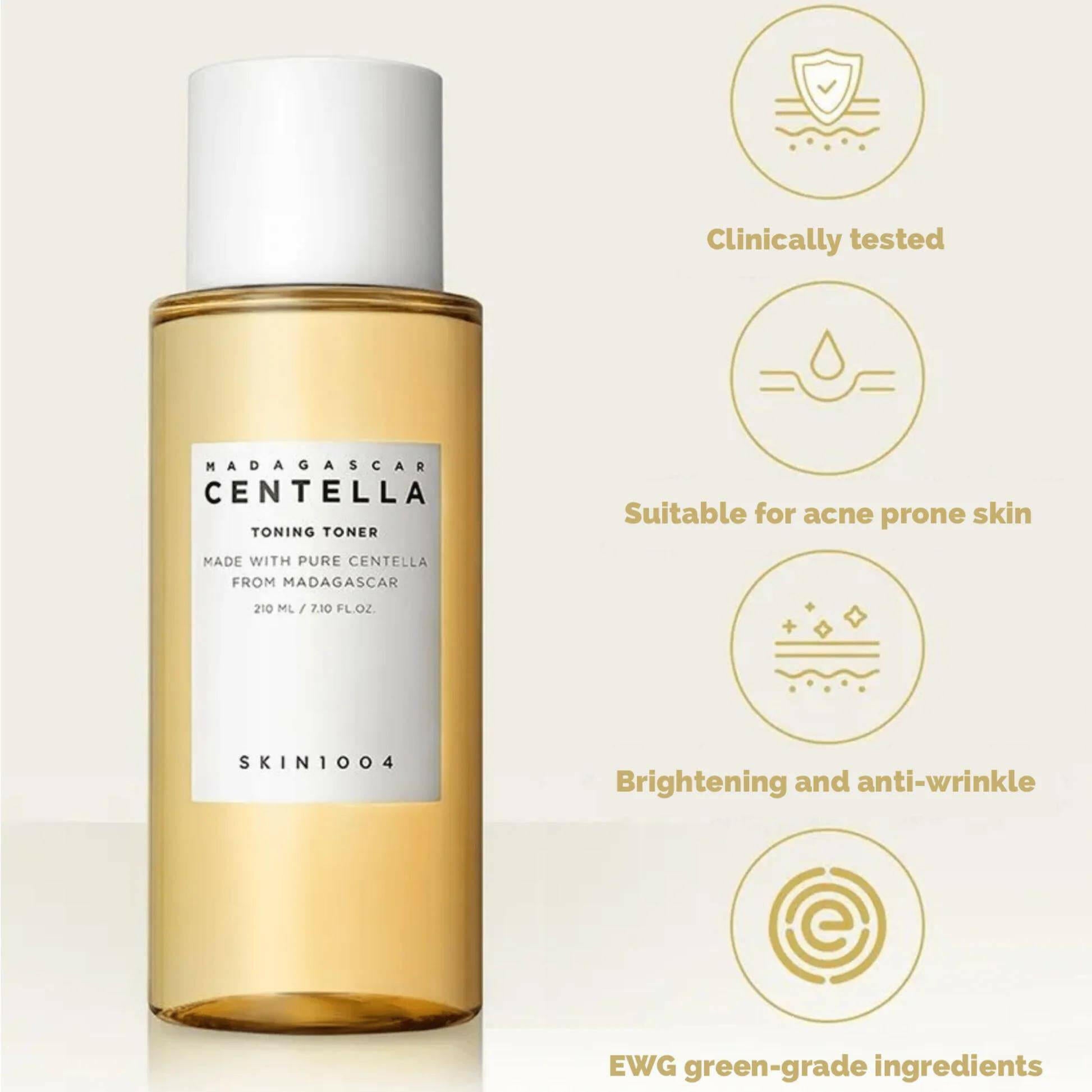 SKIN1004 Madagascar Centella Toning Toner 210ml - bellubeauty