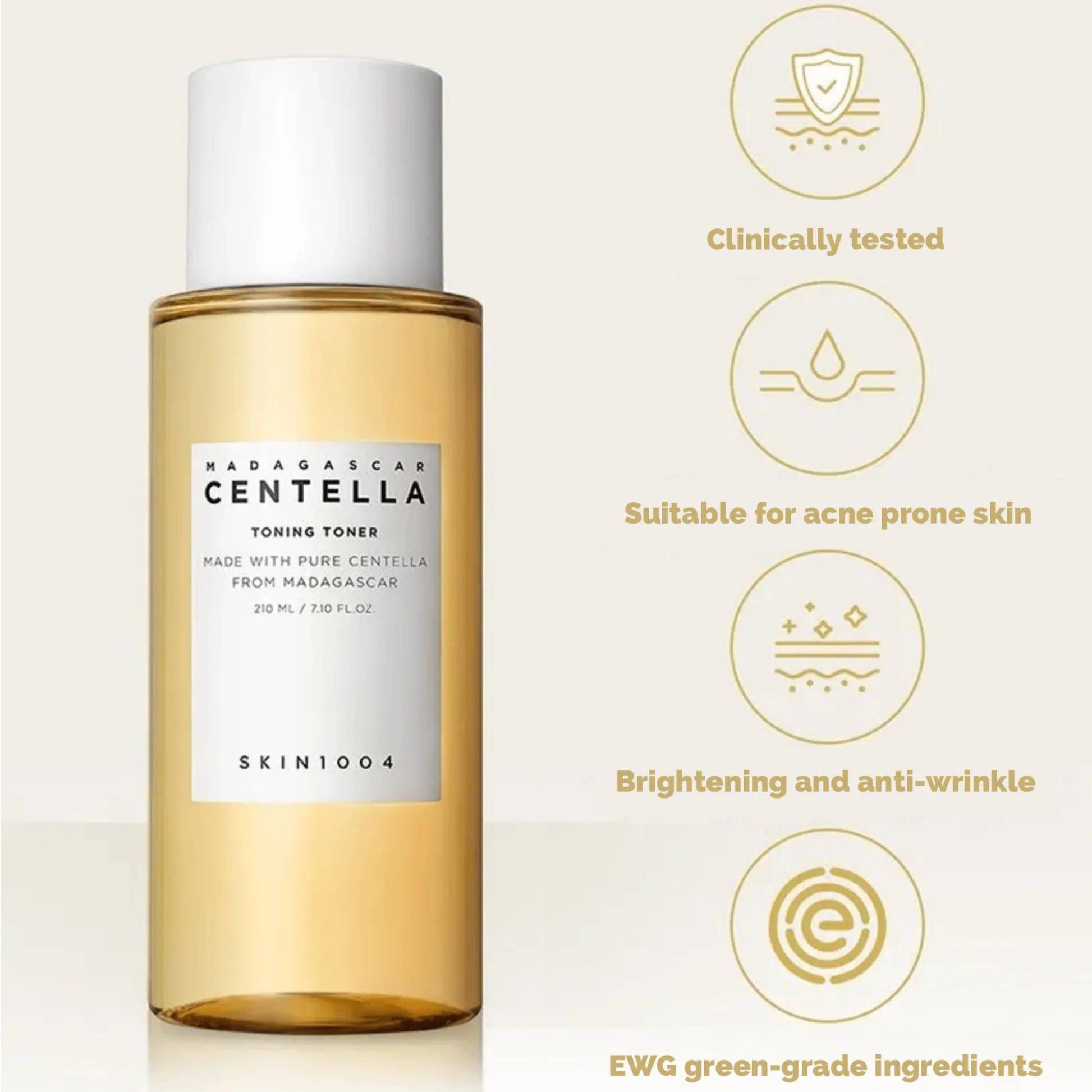 SKIN1004 Madagascar Centella Toning Toner 210ml - BelluBeauty