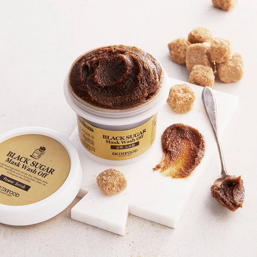 SKINFOOD Black Sugar Mask Wash Off 120g - BelluBeauty