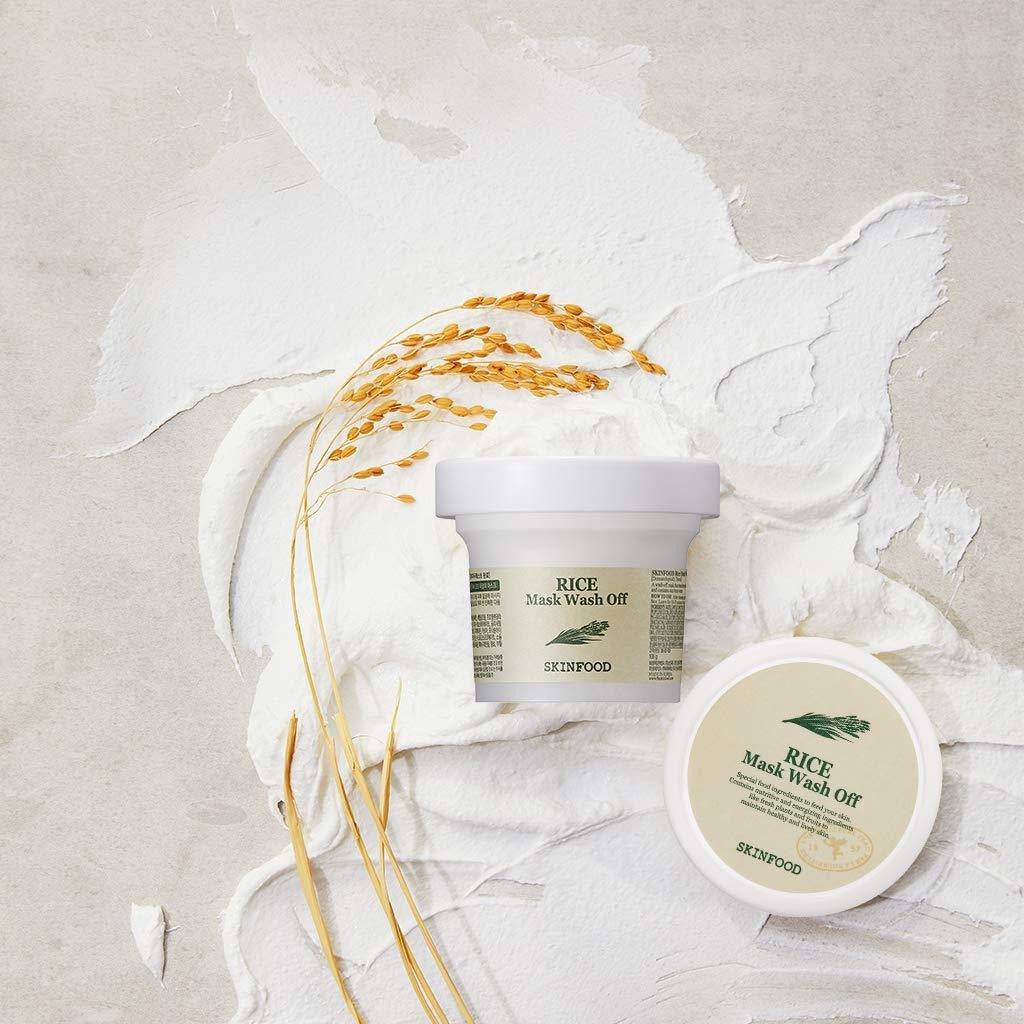 SKINFOOD Rice Mask Wash Off 120g - BelluBeauty