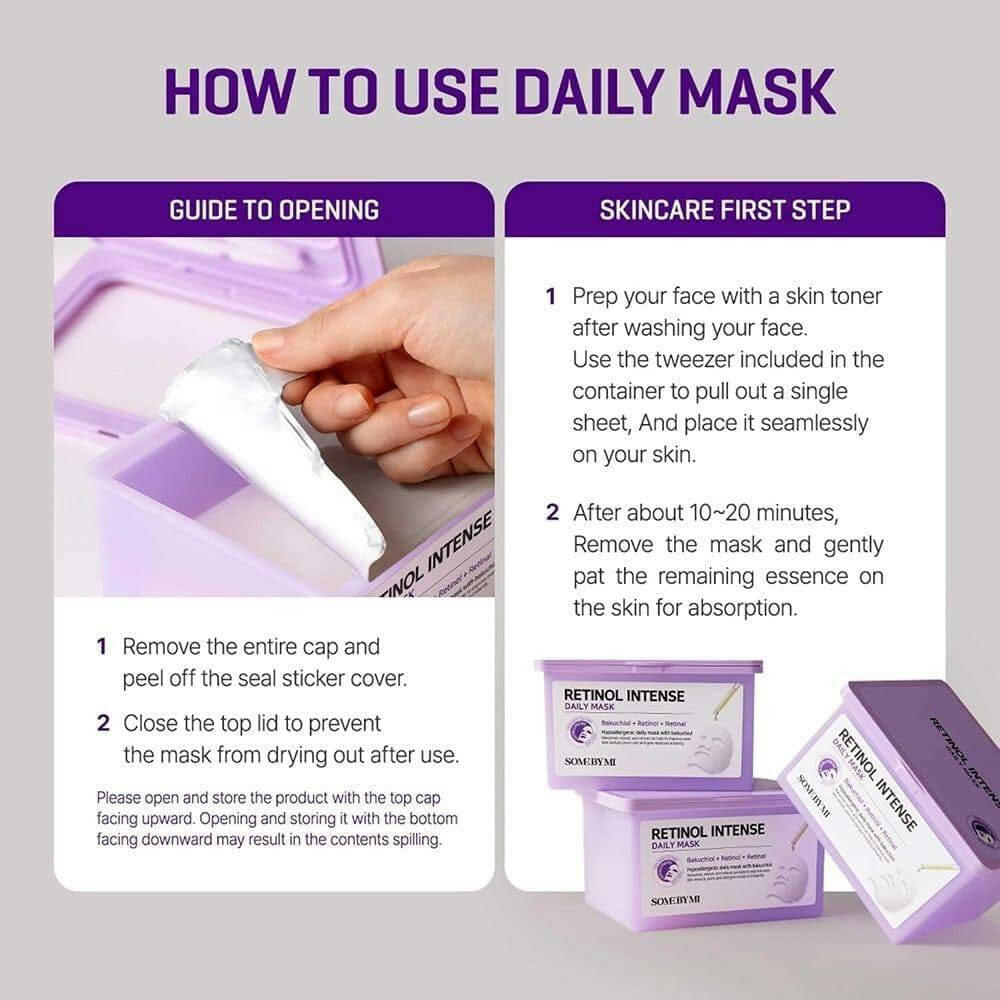 SOME BY MI Retinol Intense Daily Mask 30pcs - bellubeauty