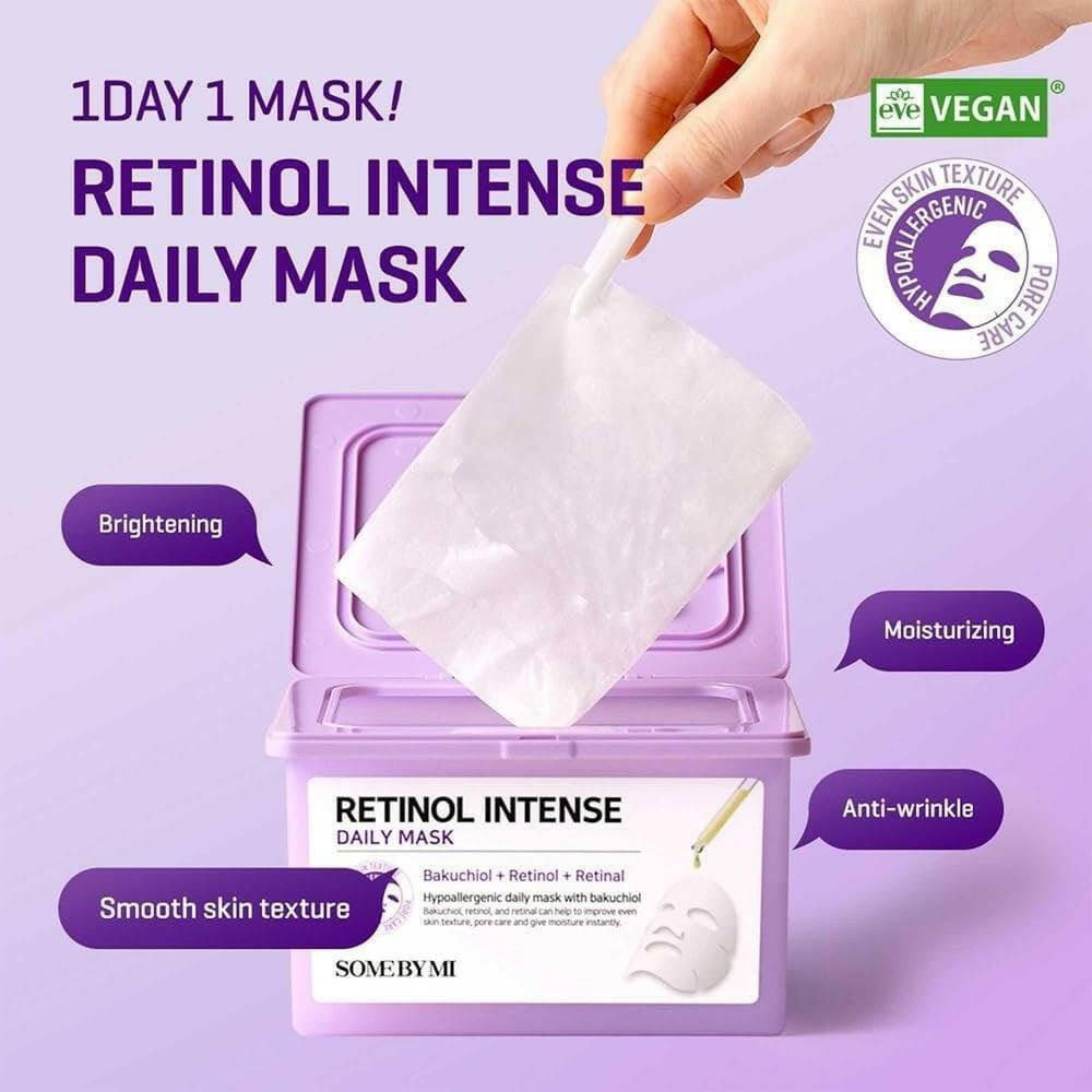 SOME BY MI Retinol Intense Daily Mask 30pcs - bellubeauty