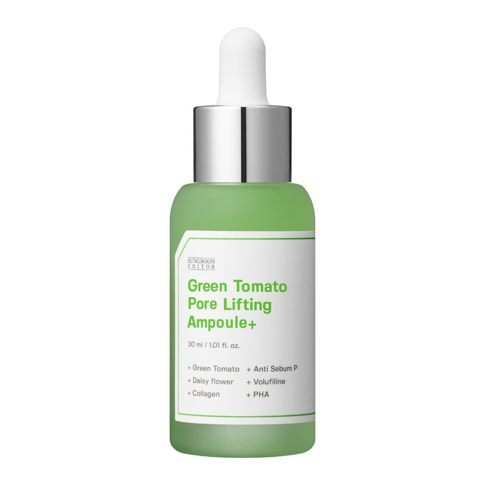 SUNGBOON EDITOR Green Tomato Pore Lifting Ampoule 30ml+ - bellubeauty
