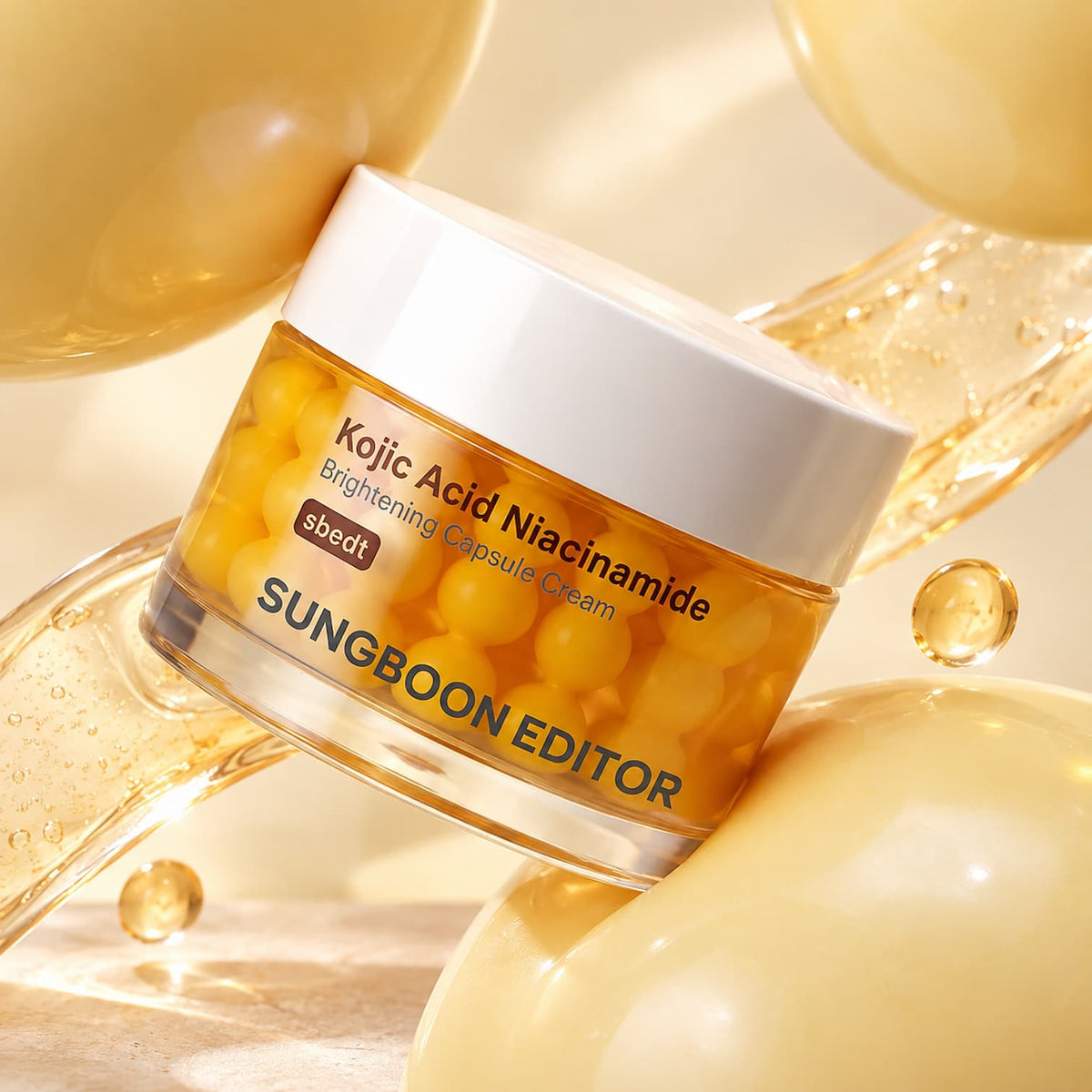 SUNGBOON EDITOR Kojic Acid Niacinamide Brightening Capsule Cream 50ml - BelluBeauty