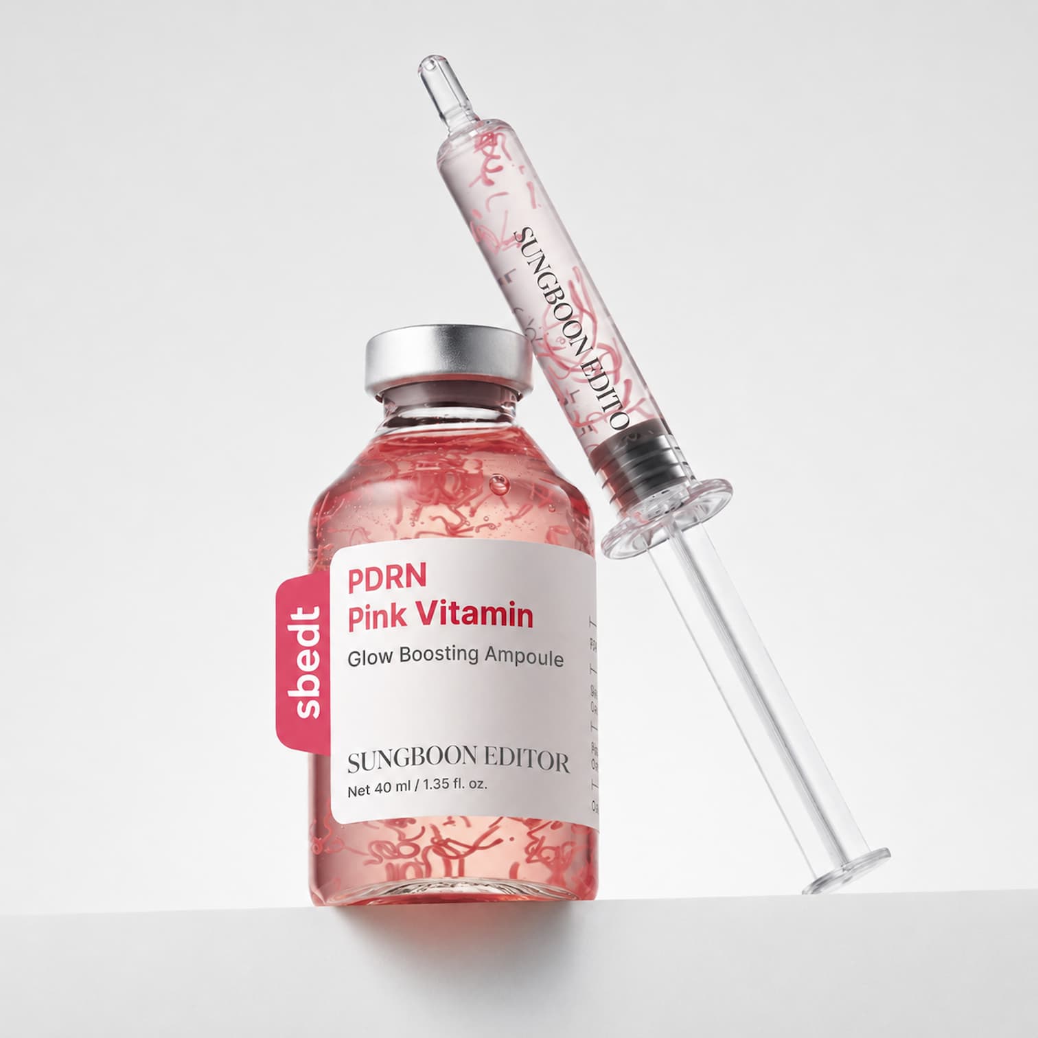 SUNGBOON EDITOR PDRN Pink Vitamin Glow Boosting Ampoule 40ml - BelluBeauty