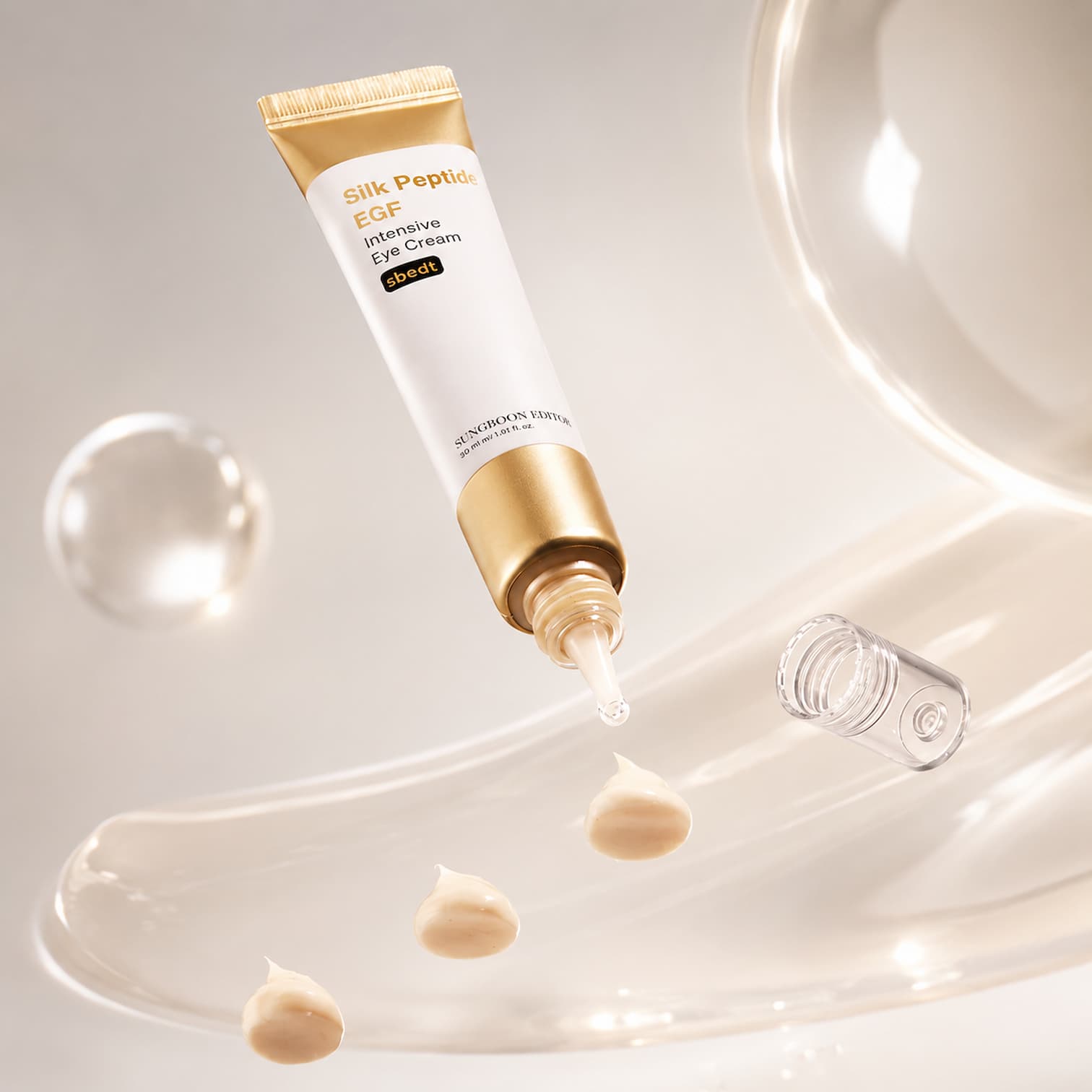 SUNGBOON EDITOR Silk Peptide EGF Intensive Eye Cream 30ml - BelluBeauty