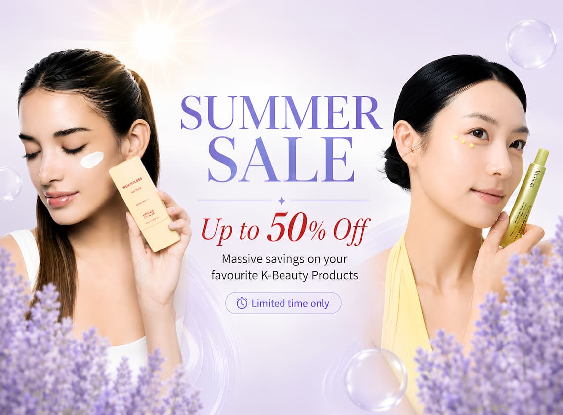 Summer sale desktop banner - bellubeauty