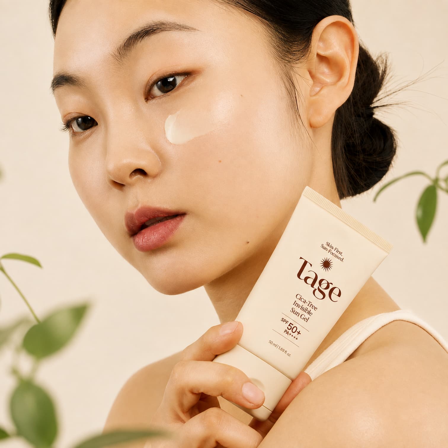 TAGE Cica-Tree Invisible Sun Gel 50ml SPF50 - BelluBeauty