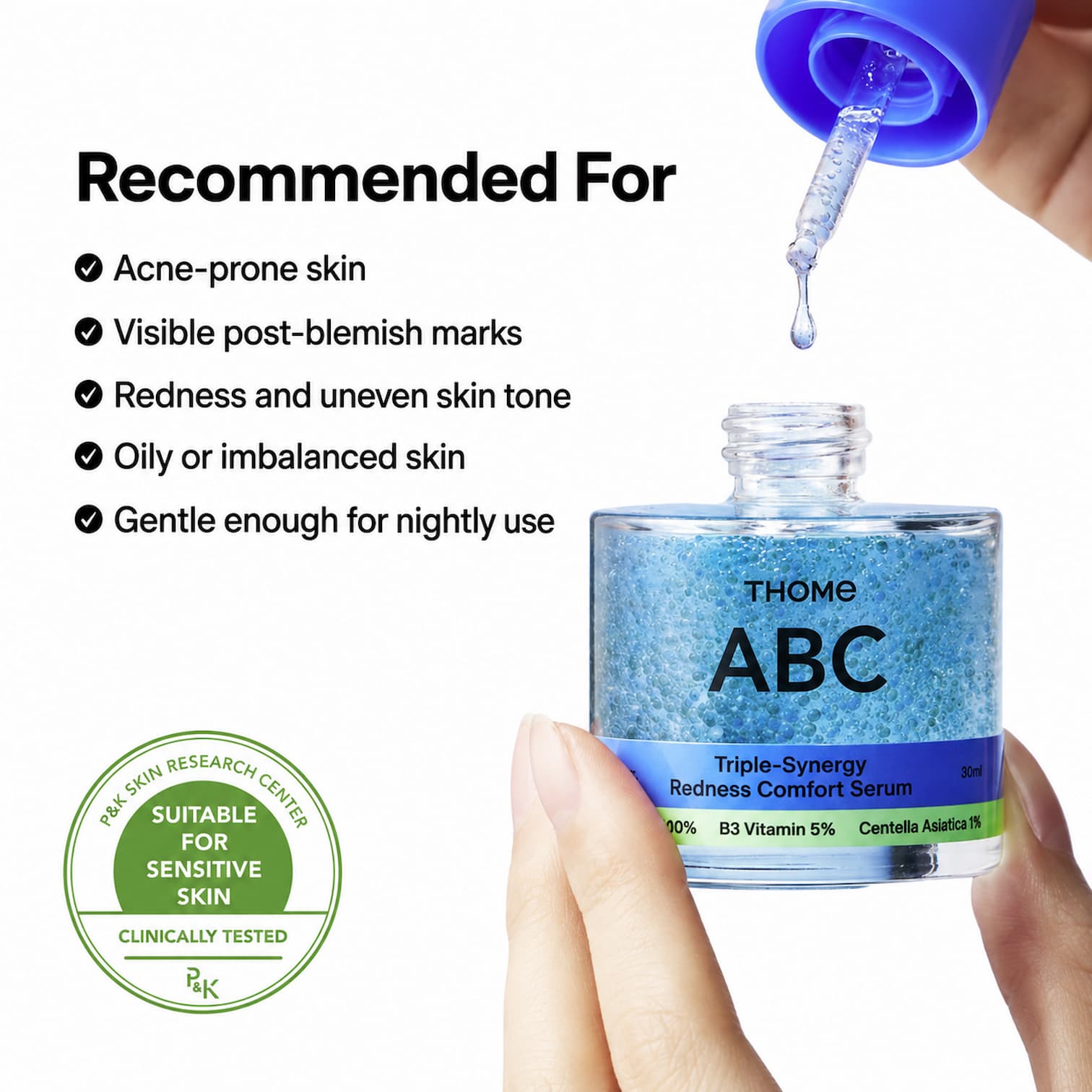 THOME ABC Triple-Synergy Redness Comfort Serum 30ml - BelluBeauty