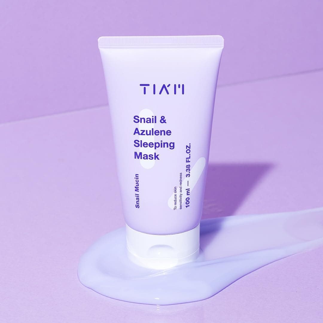 TIAM Snail & Azulene Sleeping Mask 100ml - bellubeauty