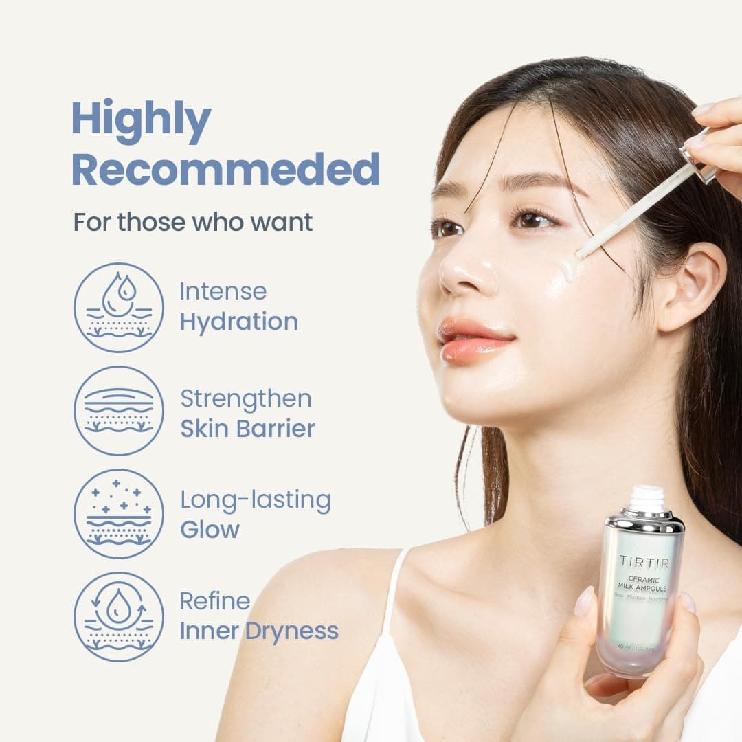 TIRTIR Ceramic Milk Ampoule 40ml - bellubeauty