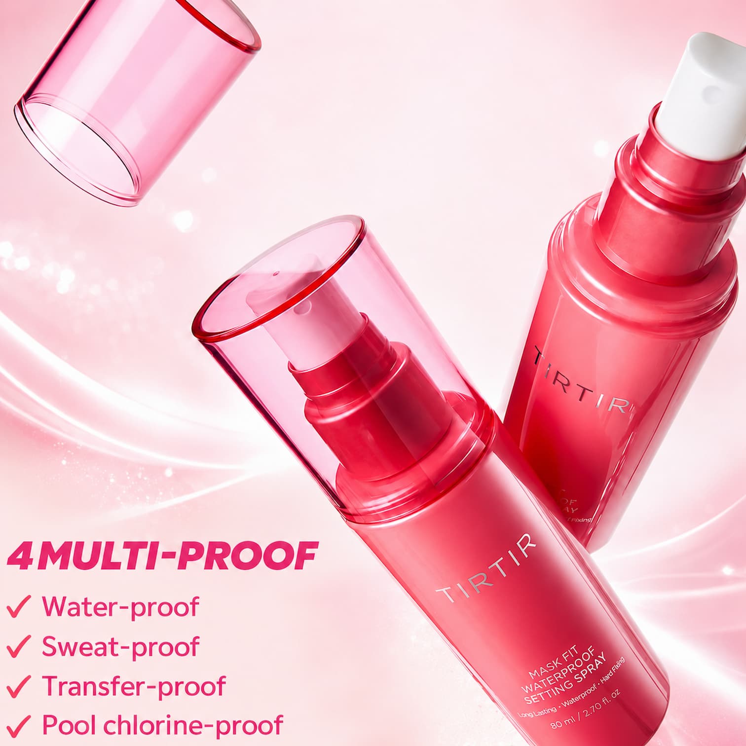 TIRTIR Mask Fit Waterproof Setting Spray 80ml - BelluBeauty