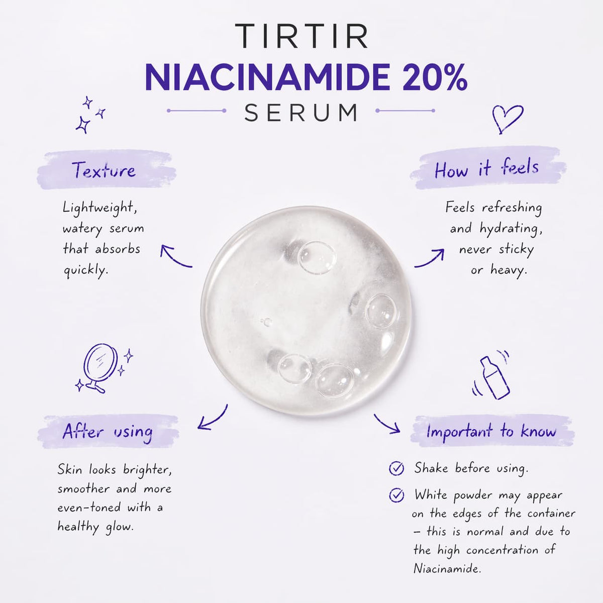 TIRTIR Niacinamide 20% Serum 30ml - BelluBeauty