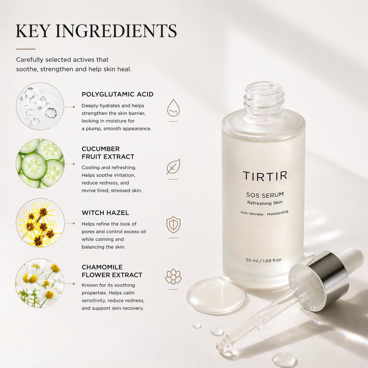 TIRTIR SOS Serum 50ml - BelluBeauty