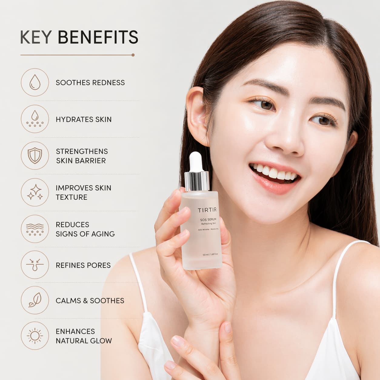 TIRTIR SOS Serum 50ml - BelluBeauty