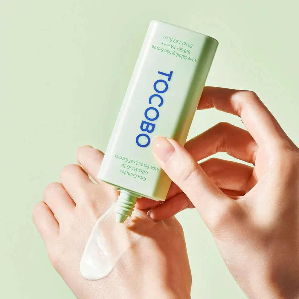 TOCOBO Cica Calming Sun Serum SPF50+ PA++++ 50ml - bellubeauty