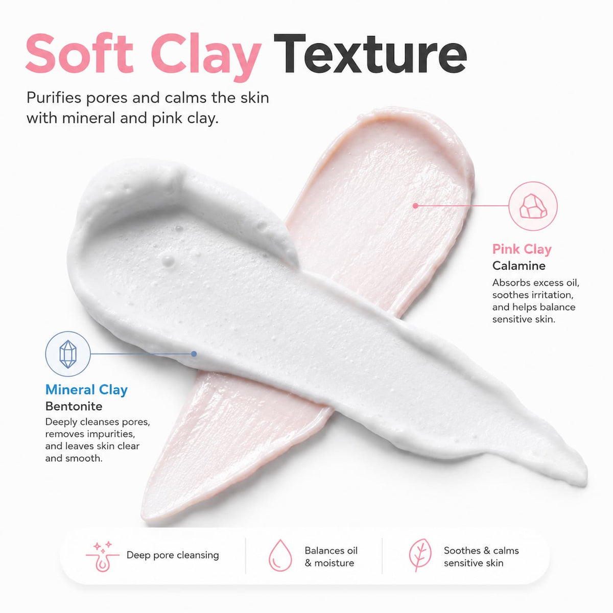 TOCOBO Coconut Clay Cleansing Foam 150ml - BelluBeauty