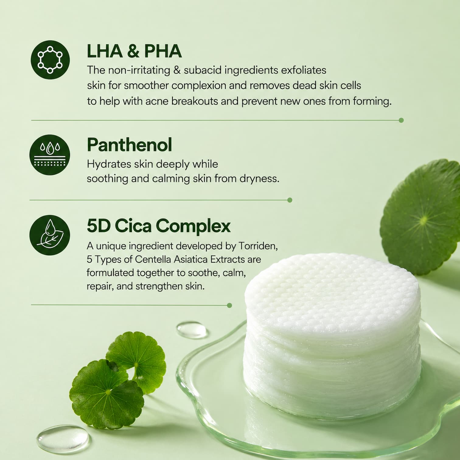 TORRIDEN Balanceful Cica Toner Pad 60pcs - BelluBeauty
