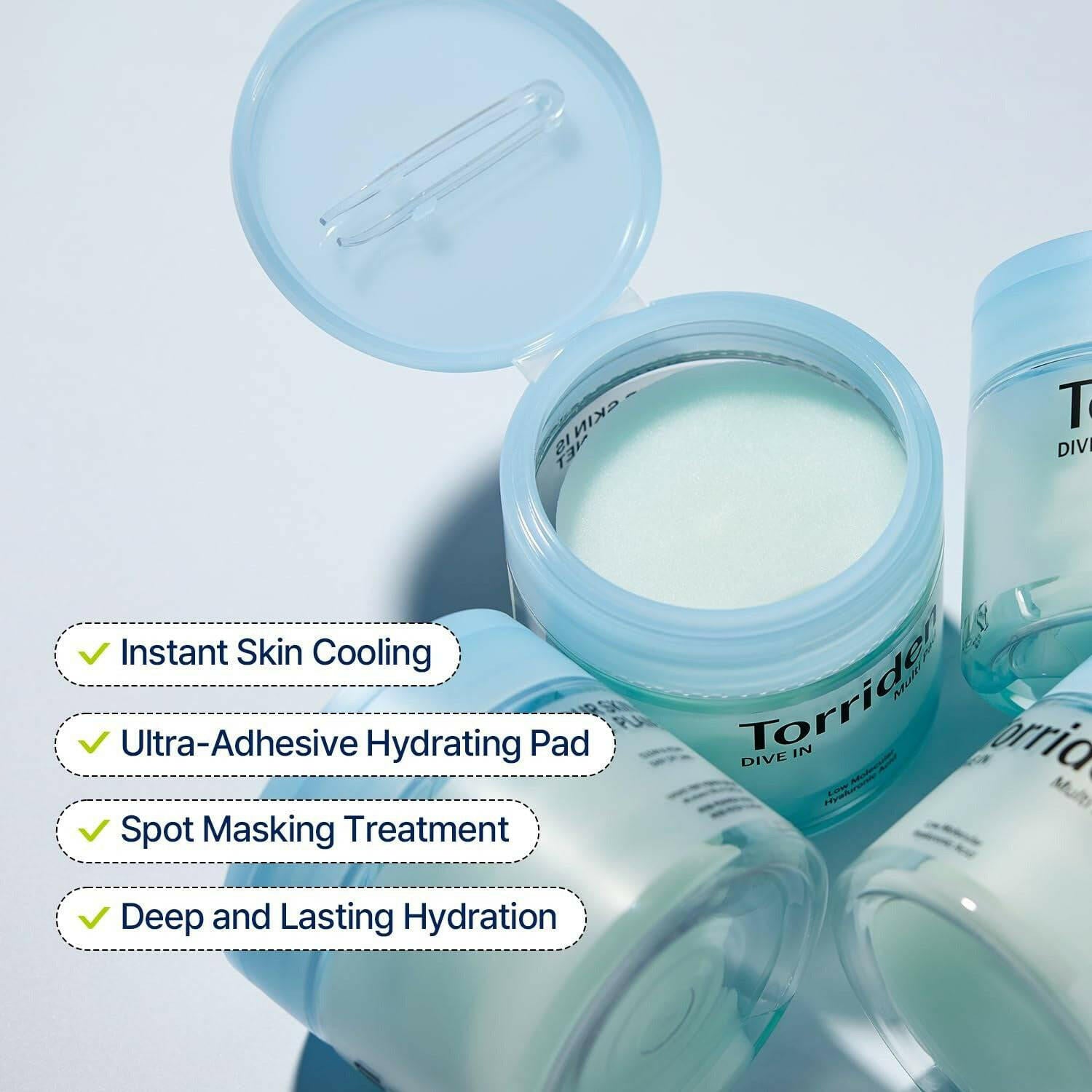 TORRIDEN Dive-In Low Molecular Hyaluronic Acid Multi Pad - bellubeauty