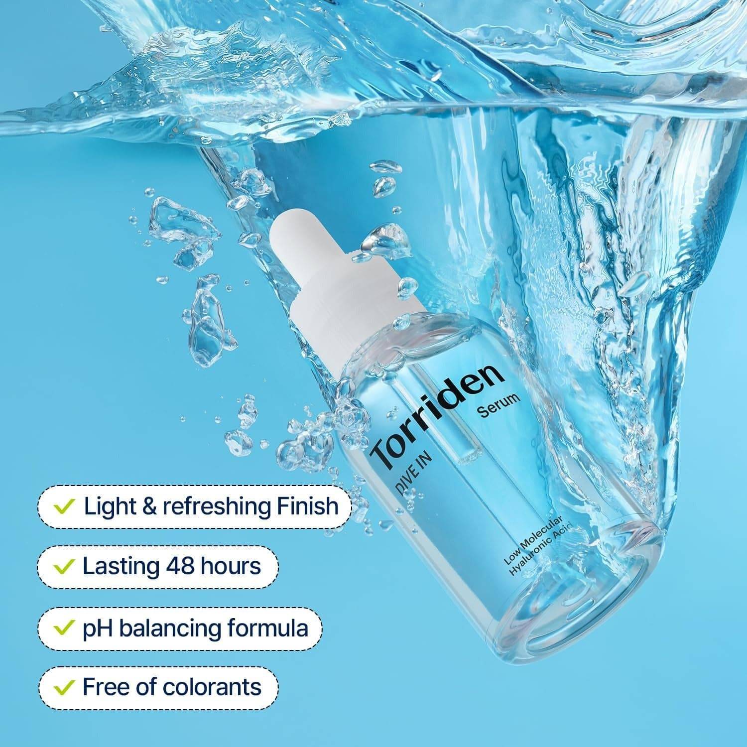 TORRIDEN Dive-In Low Molecular Hyaluronic Acid Serum 50ml - BelluBeauty