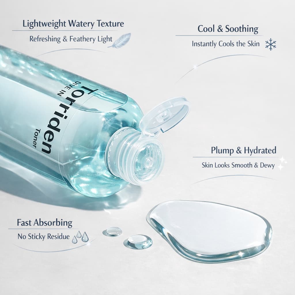 TORRIDEN Dive-In Low Molecular Hyaluronic Acid Toner 300ml - BelluBeauty