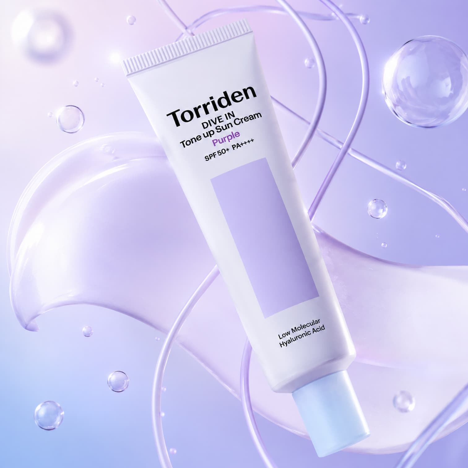 TORRIDEN Dive In Purple Tone Up Sun Cream 60ml SPF50 - BelluBeauty