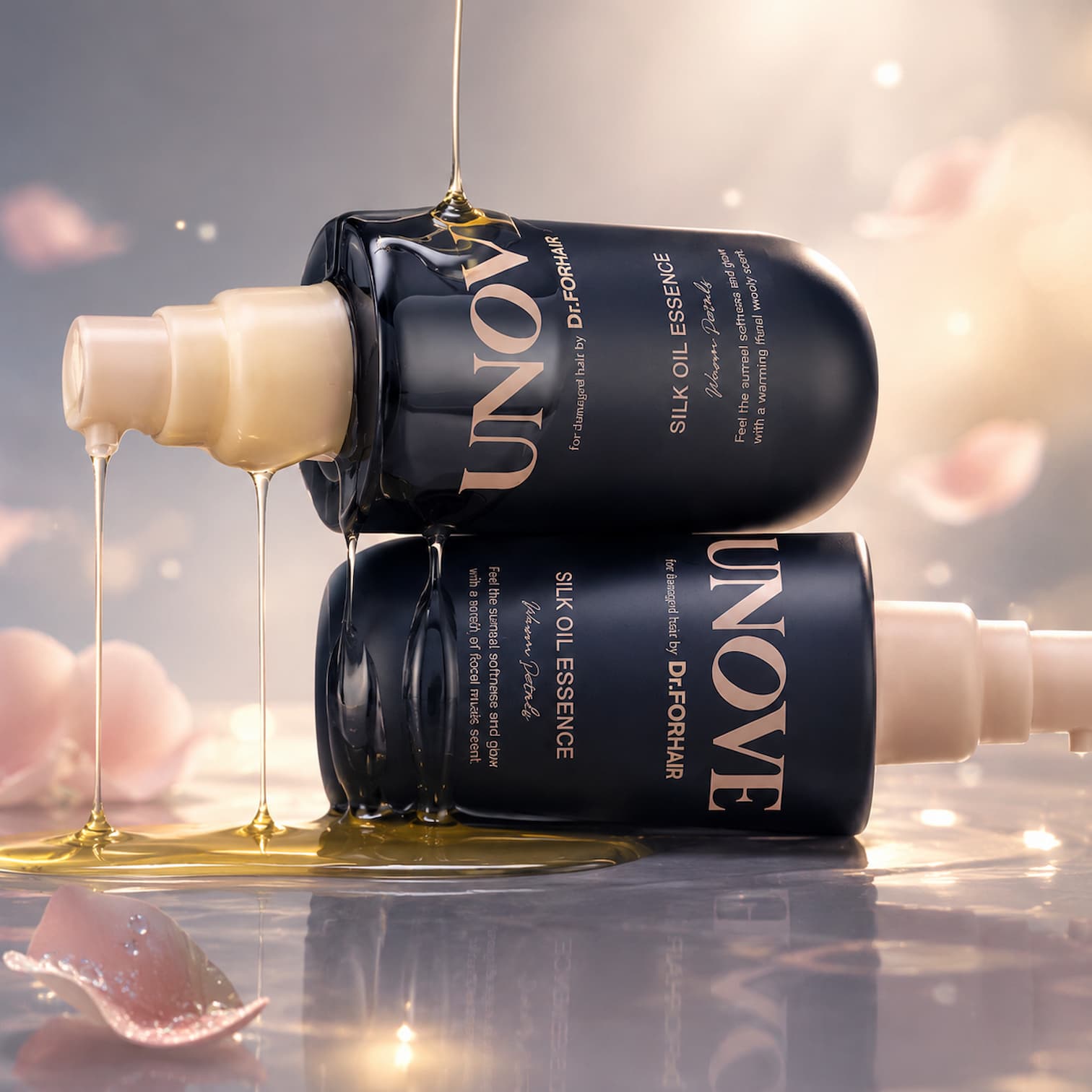 UNOVE Silk Oil Essence Warm Petals 70ml - BelluBeauty