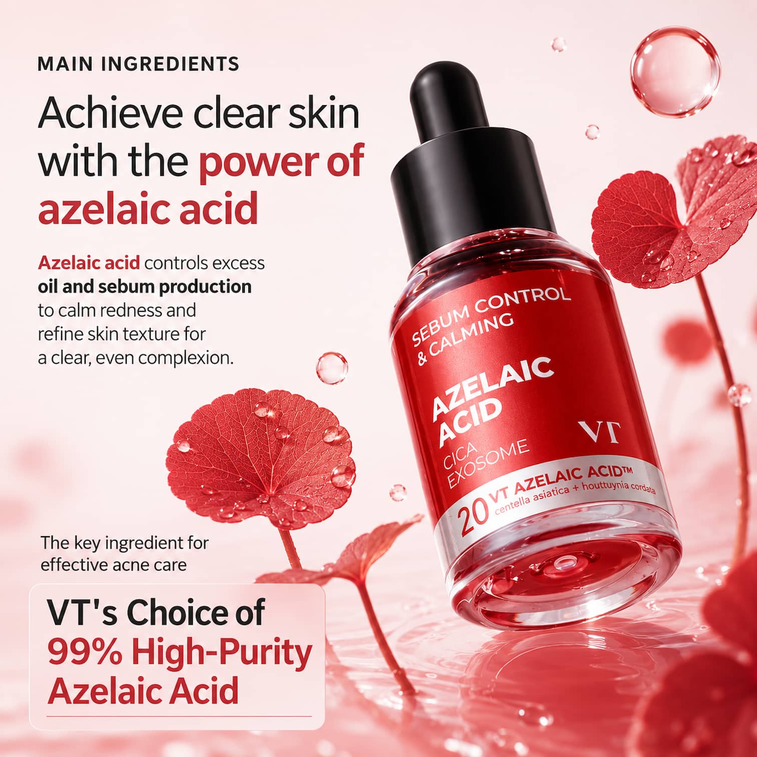 VT Azelaic A1 Calming Ampoule 30ml - BelluBeauty