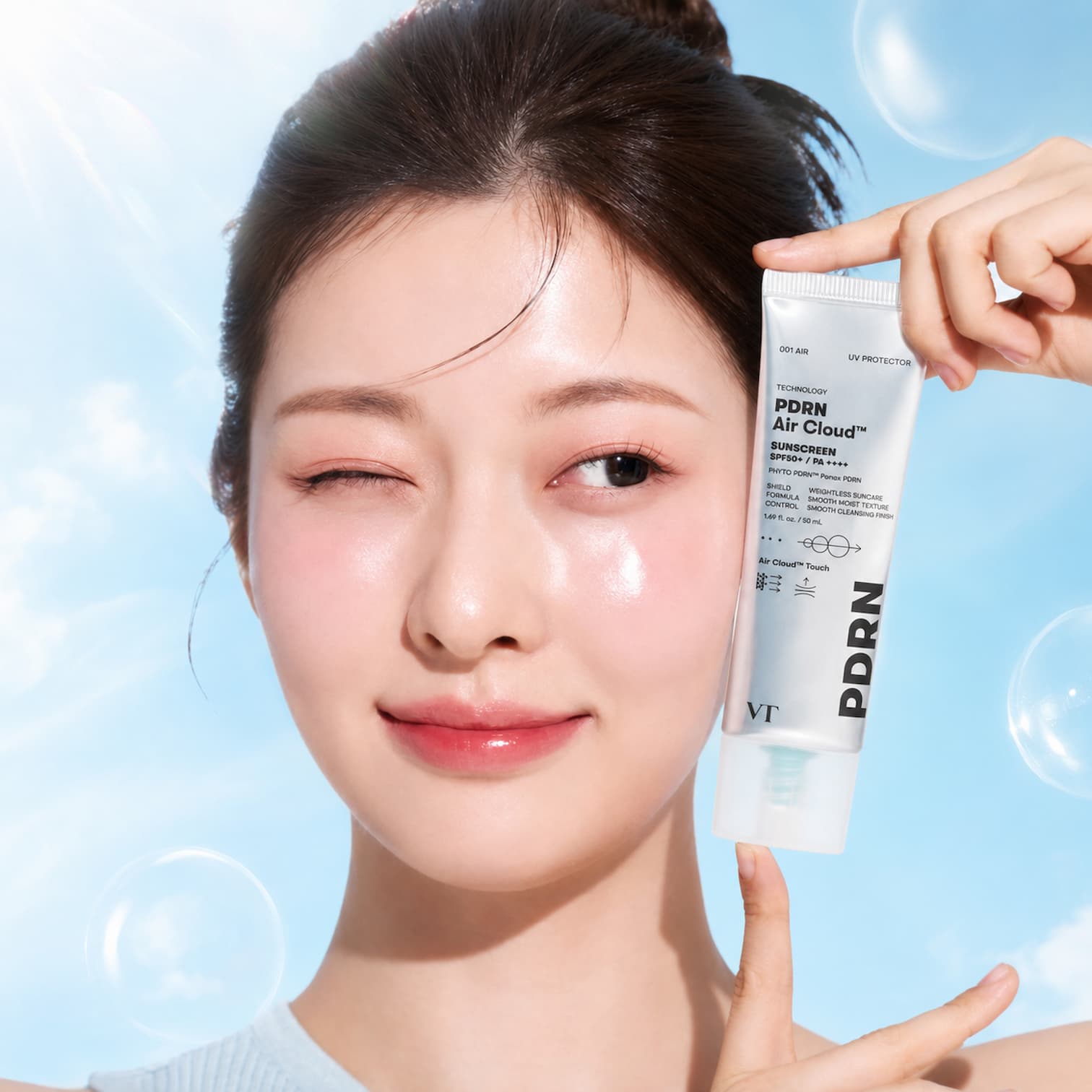 VT PDRN Air Cloud Sunscreen 50ml SPF50 - BelluBeauty
