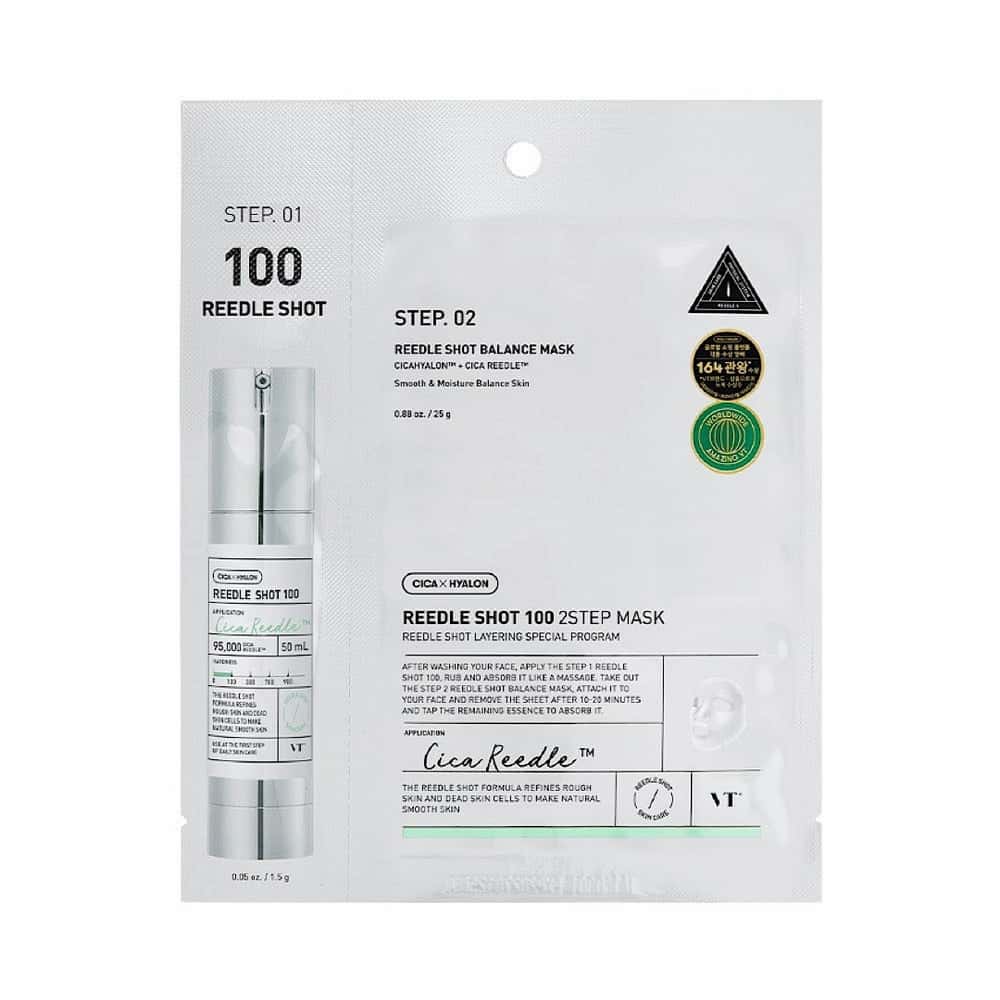 VT Reedle Shot 100 2 Step Mask 1pc - BelluBeauty