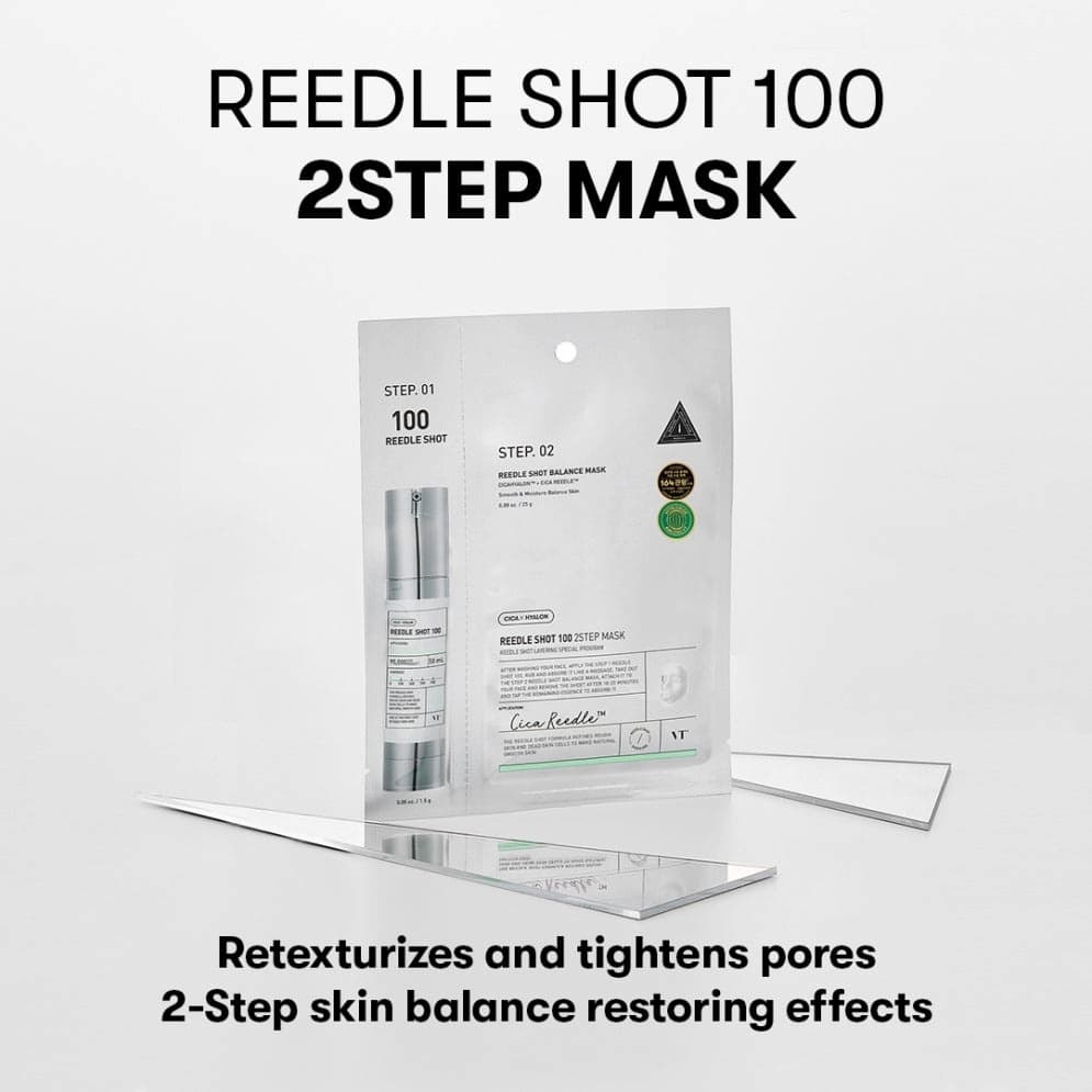 VT Reedle Shot 100 2 Step Mask 1pc - BelluBeauty