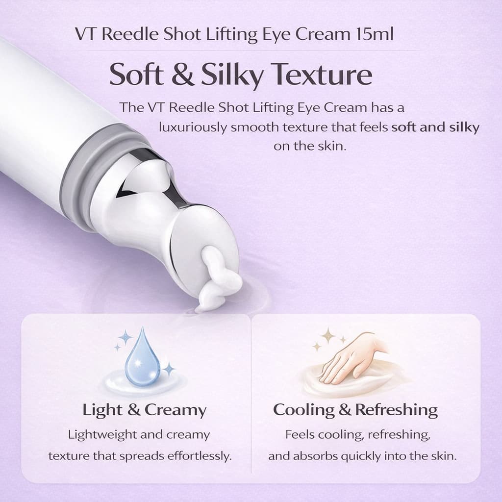 VT Reedle Shot Lifting Eye Cream 15ml - BelluBeauty