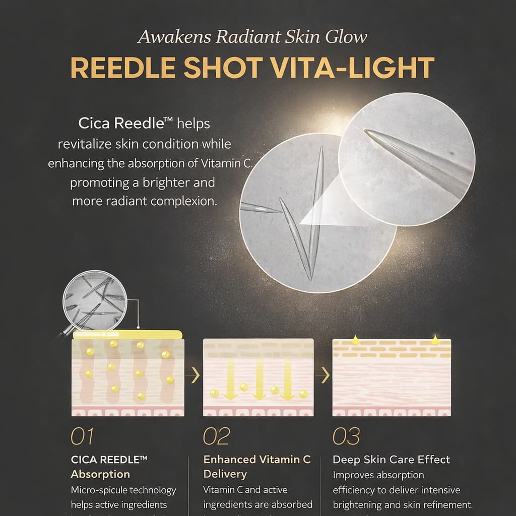 VT Reedle Shot Vita-Light Eye Cream 15ml - BelluBeauty