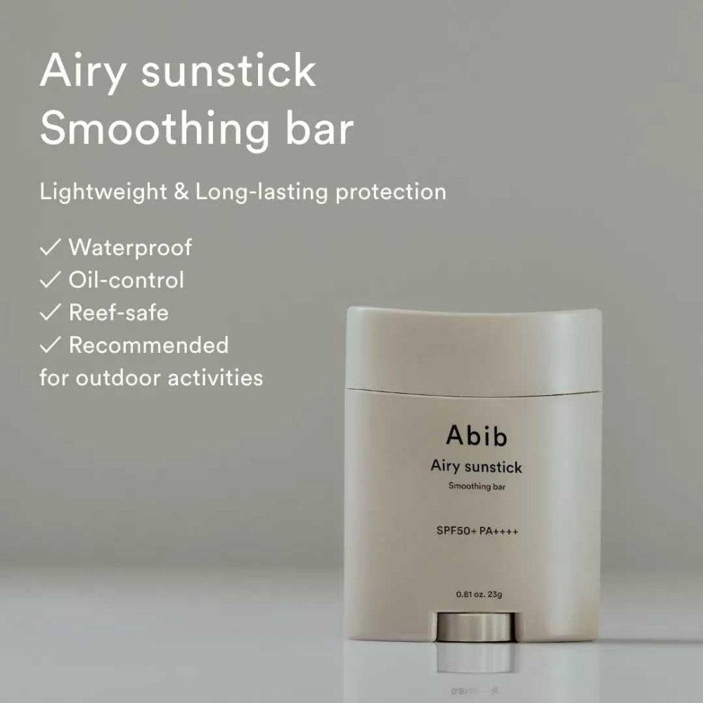 ABIB Airy Sunstick Smoothing Bar 23g SPF50+ - BelluBeauty