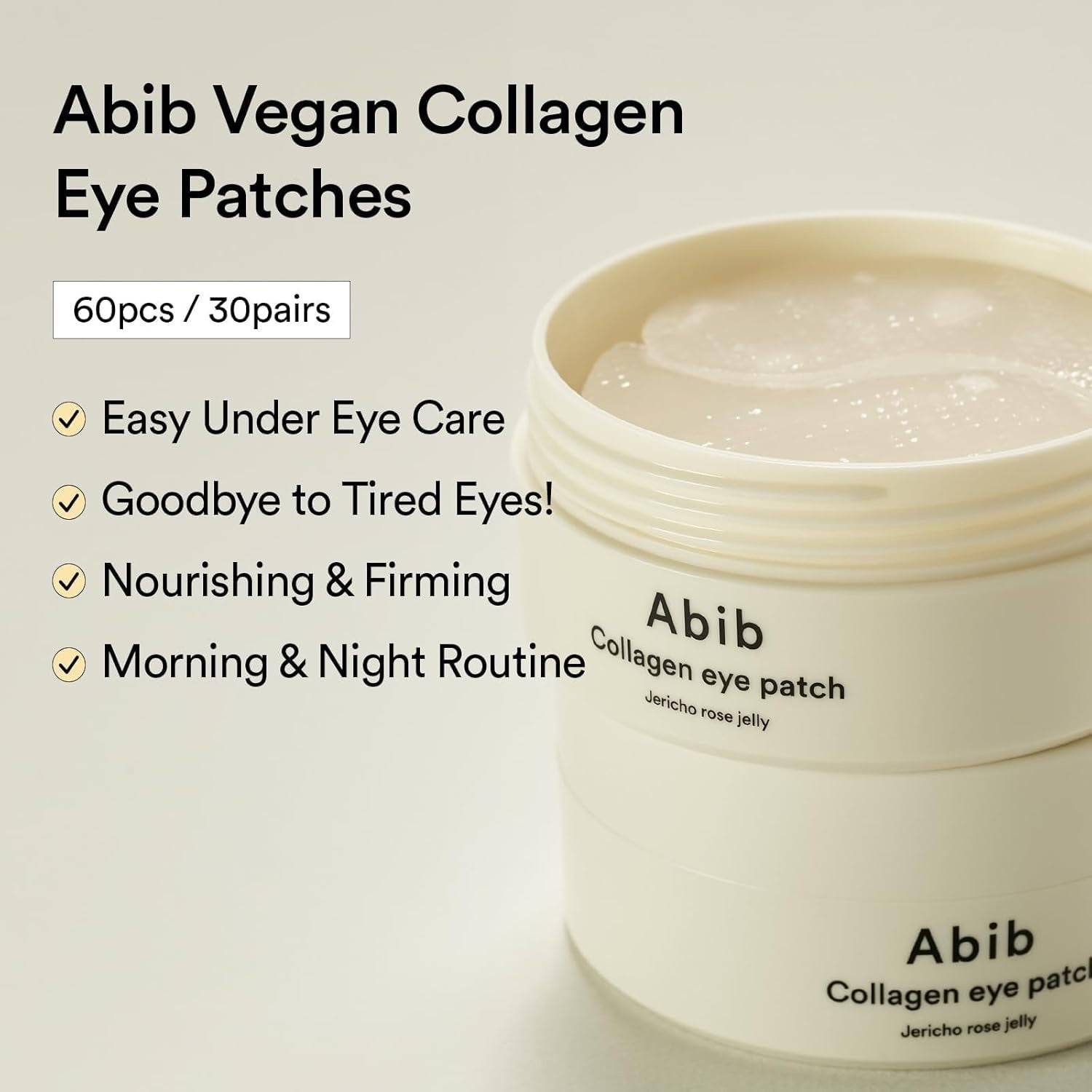 ABIB Collagen Eye Patch Jericho Rose Jelly 60pcs - BelluBeauty