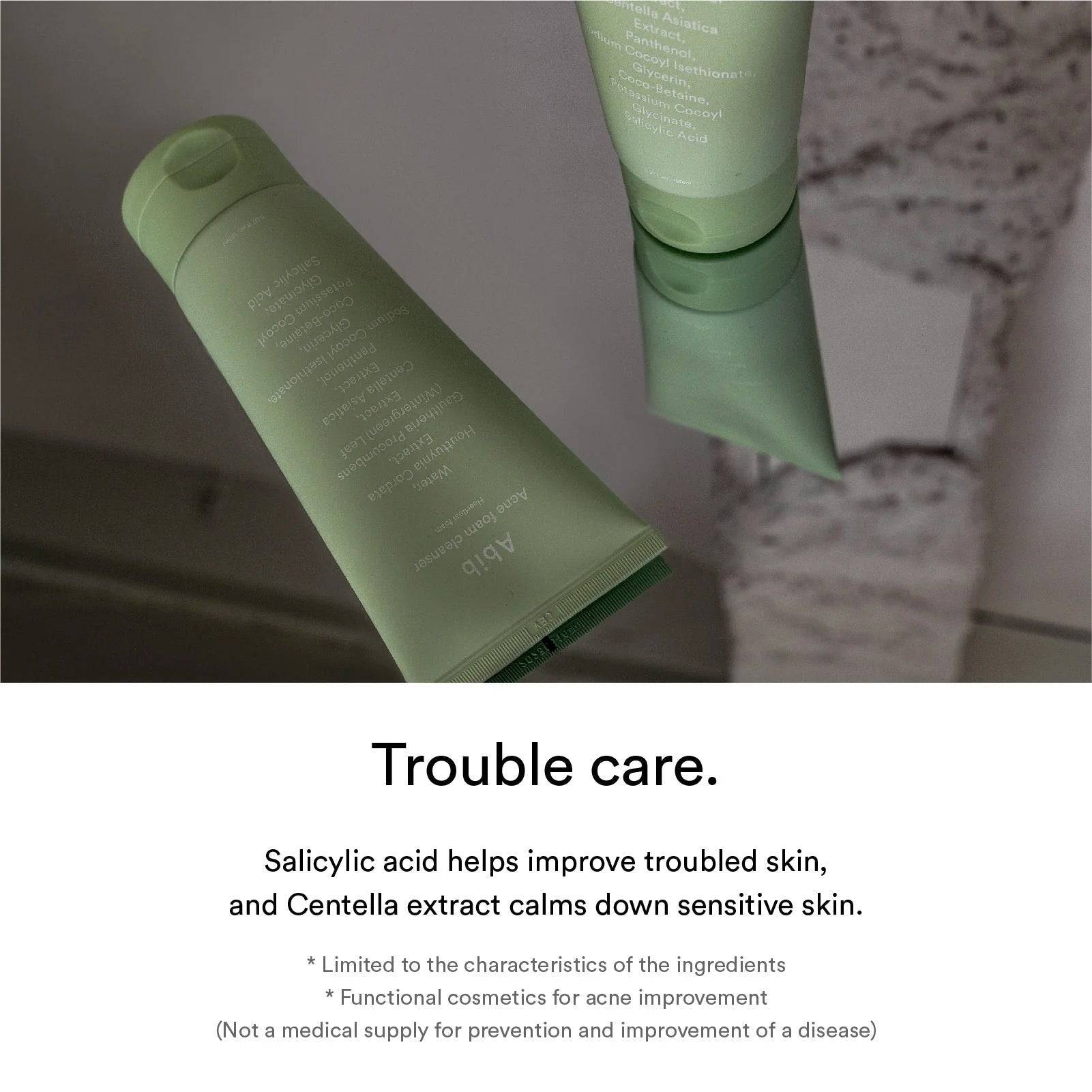 ABIB Acne Foam Cleanser Heartleaf Foam 150ml - BelluBeauty