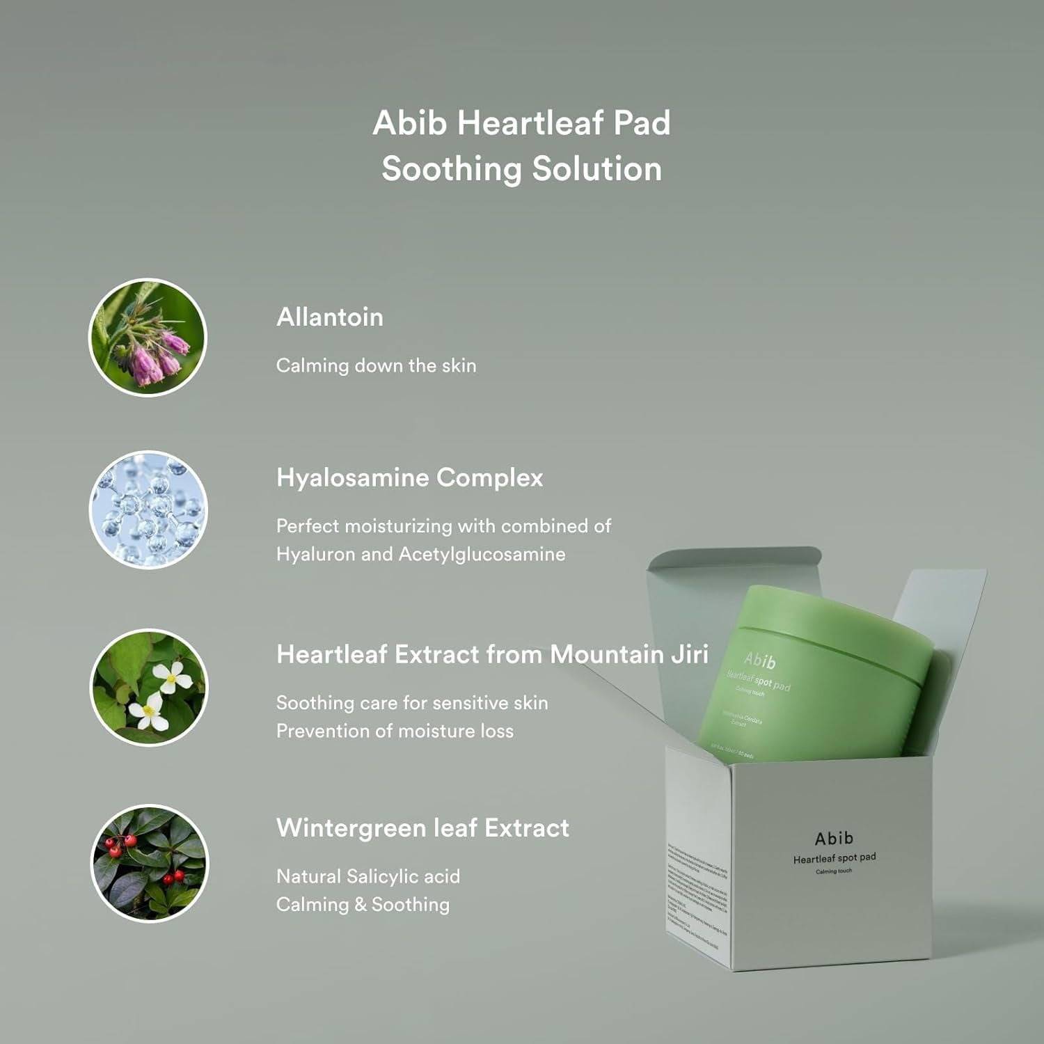 ABIB Heartleaf Spot Pad Calming Touch 80pcs - BelluBeauty